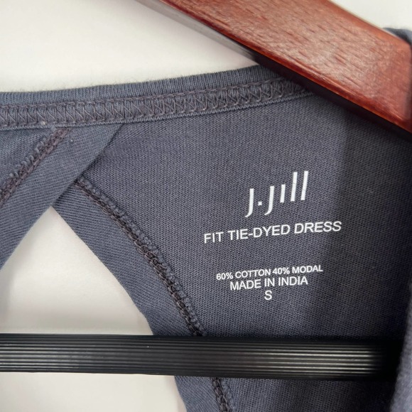 J. Jill Size Small Fit Tie-Dyed Dress Modal Dress Blouse Shirt Top Summer Beach - Picture 3 of 8